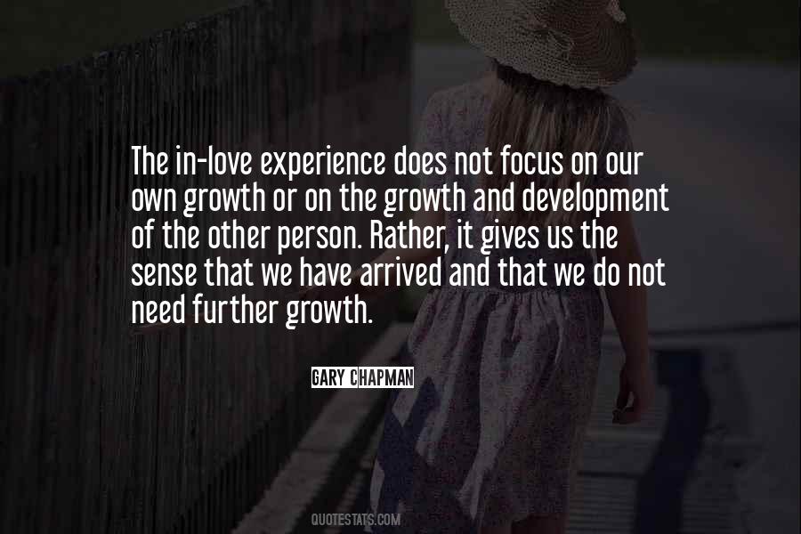 Quotes About The Growth Of Love #873213