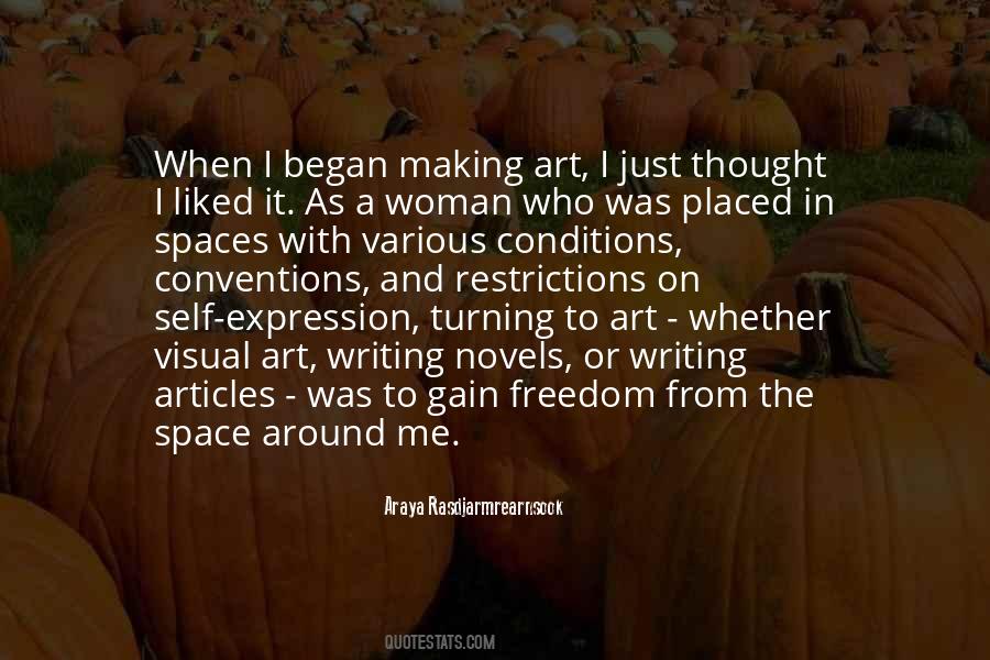Art Writing Quotes #1290114