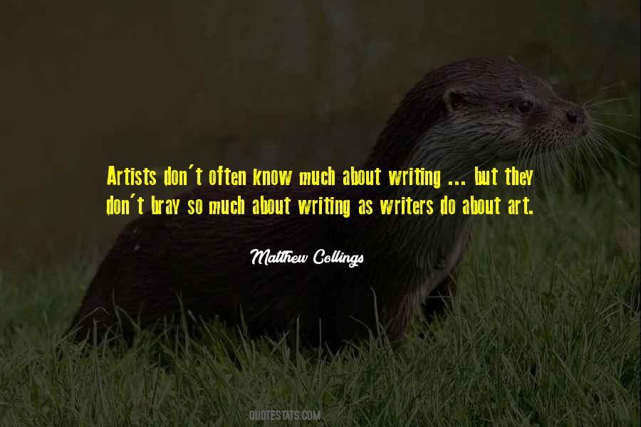 Art Writing Quotes #220833