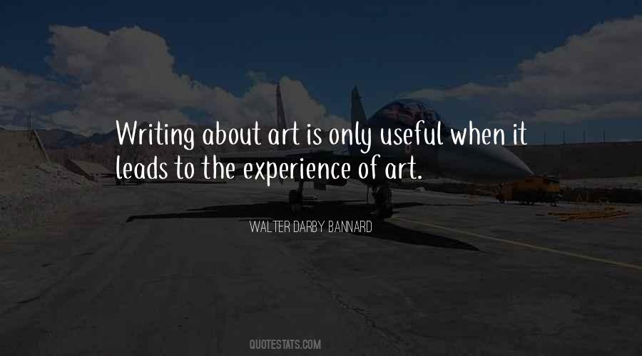 Art Writing Quotes #36374