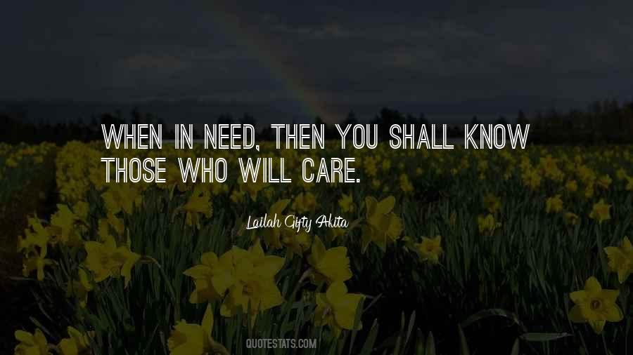 Quotes About Those Who Care #487177