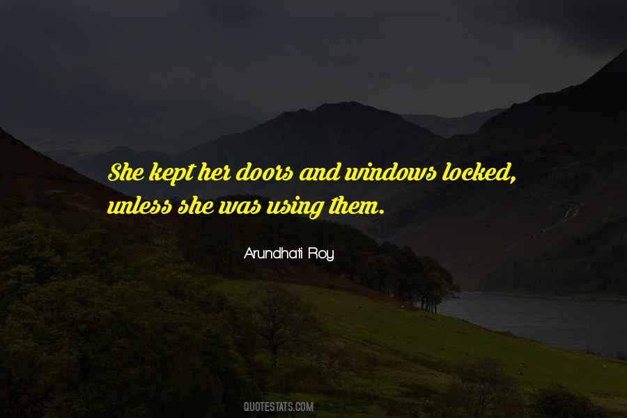 Quotes About Locked Doors #1592127