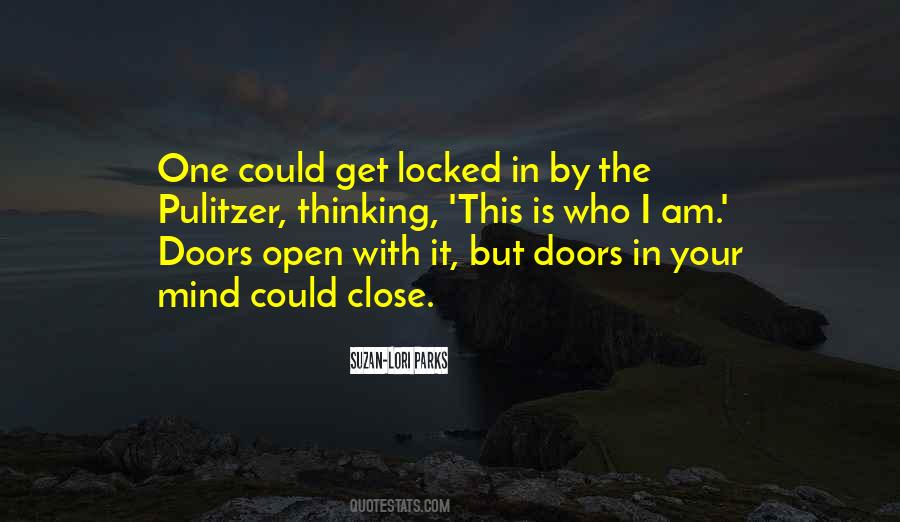 Quotes About Locked Doors #460895