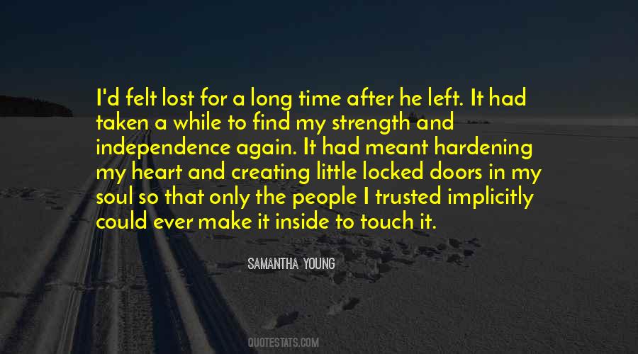 Quotes About Locked Doors #480327