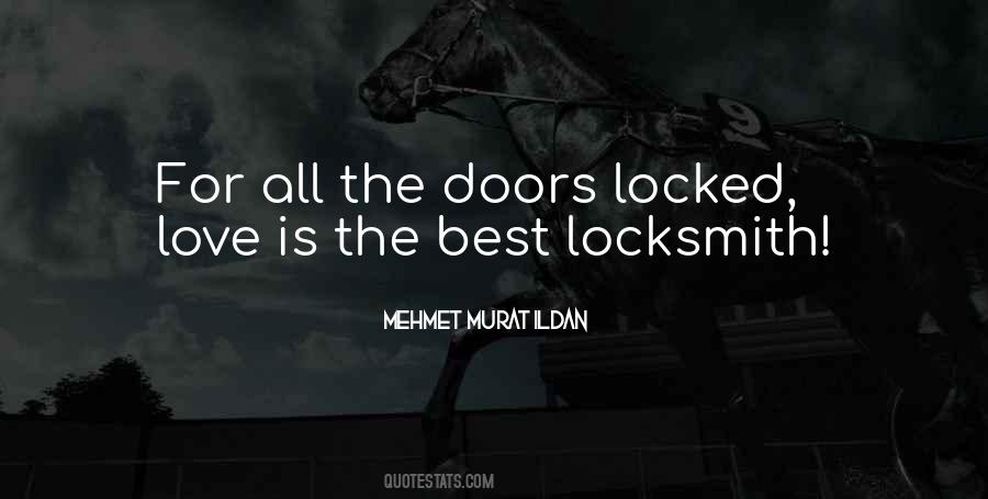 Quotes About Locked Doors #522306