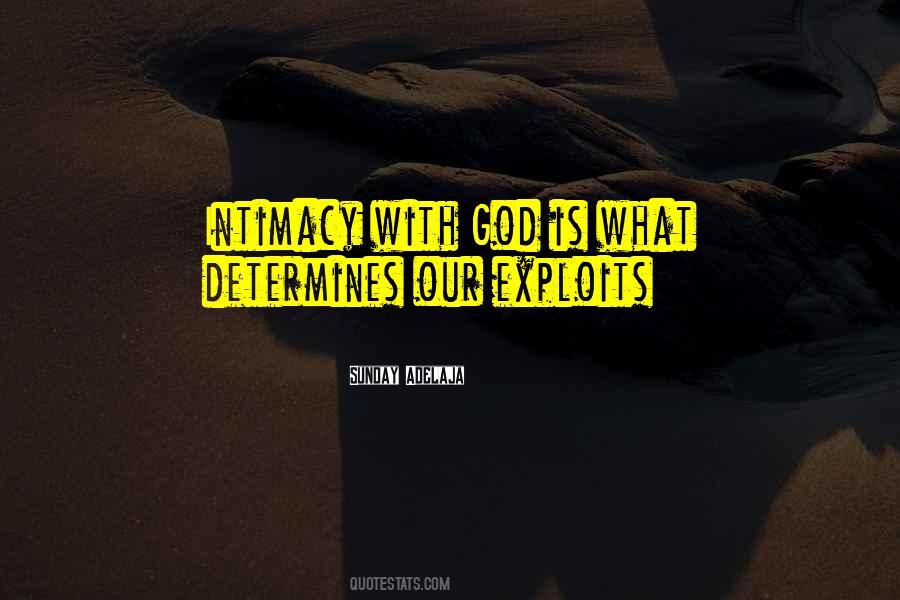 Quotes About Intimacy With God #552648