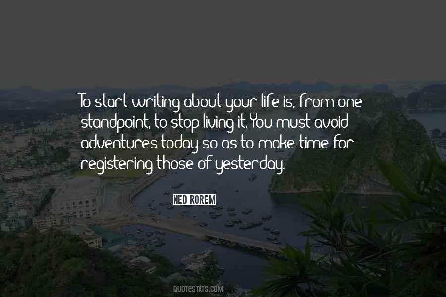 Quotes About Time To Start Living #638148