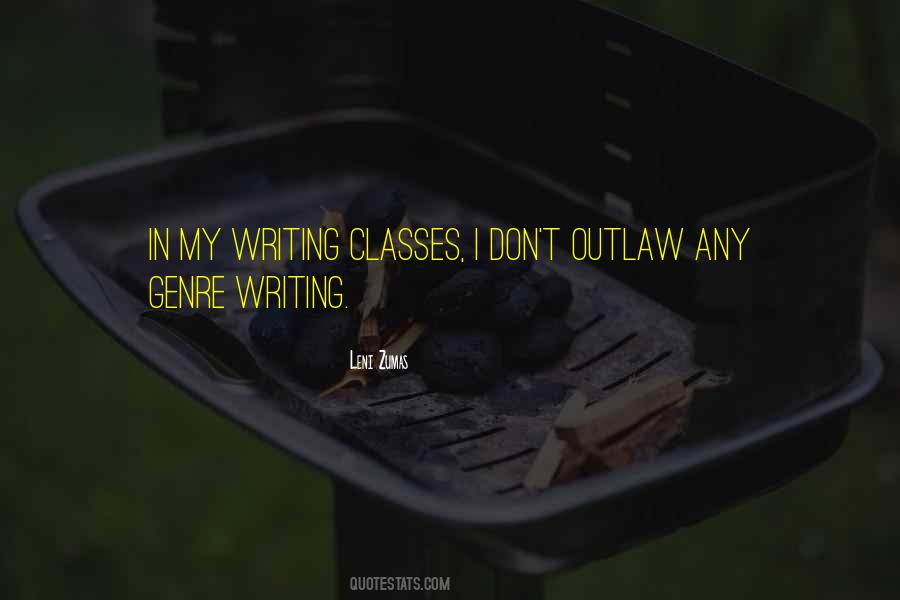 Writing Genre Quotes #1405361