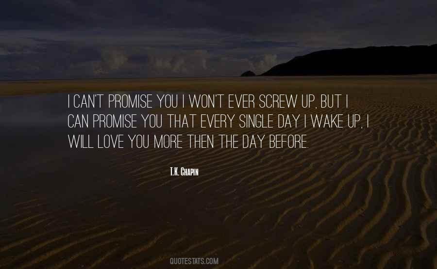 Quotes About I Will Love You #1739610