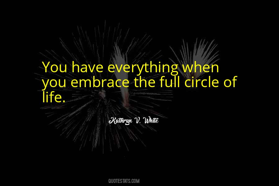 Quotes About Full Circle Of Life #676388