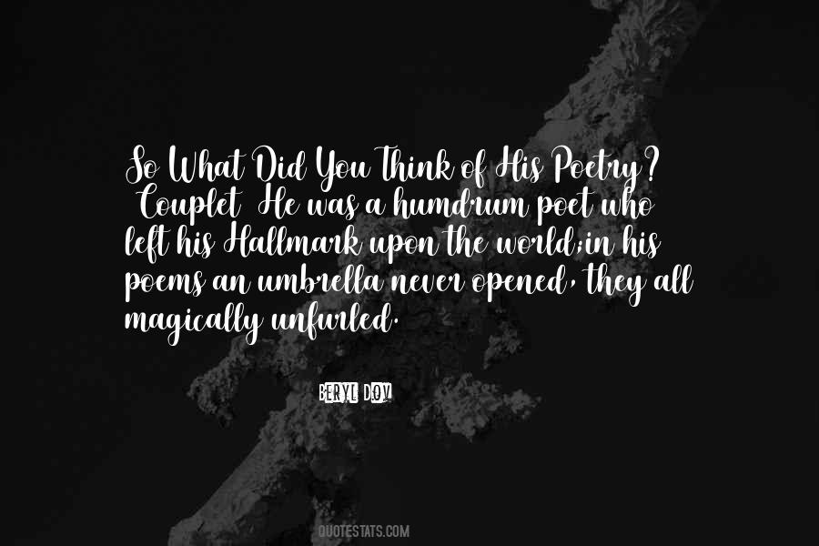 Poetry Couplet Quotes #1587143