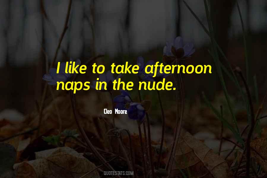 Quotes About Afternoon Naps #1286292