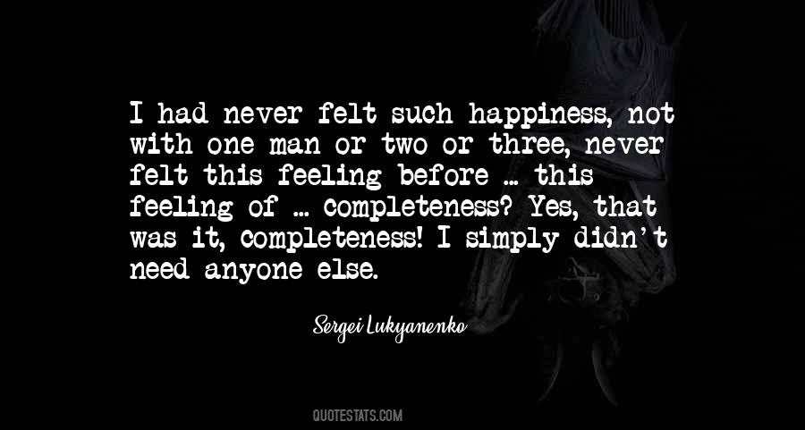 Quotes About Feeling Complete #1872545