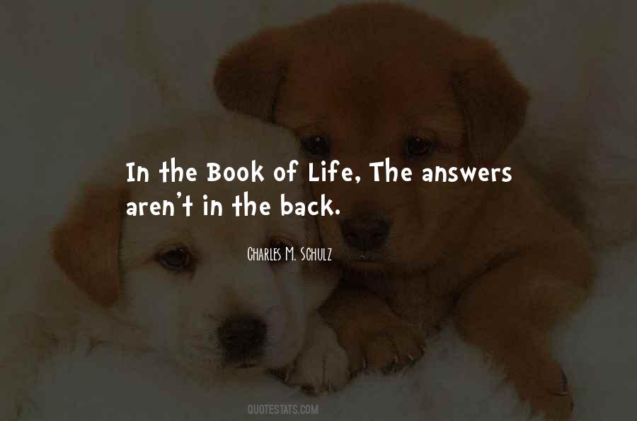Life Answers Quotes #157872