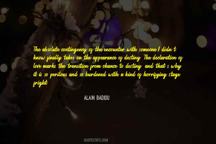 Quotes About Chance And Love #272078 Quotes About Chance And Love #272078