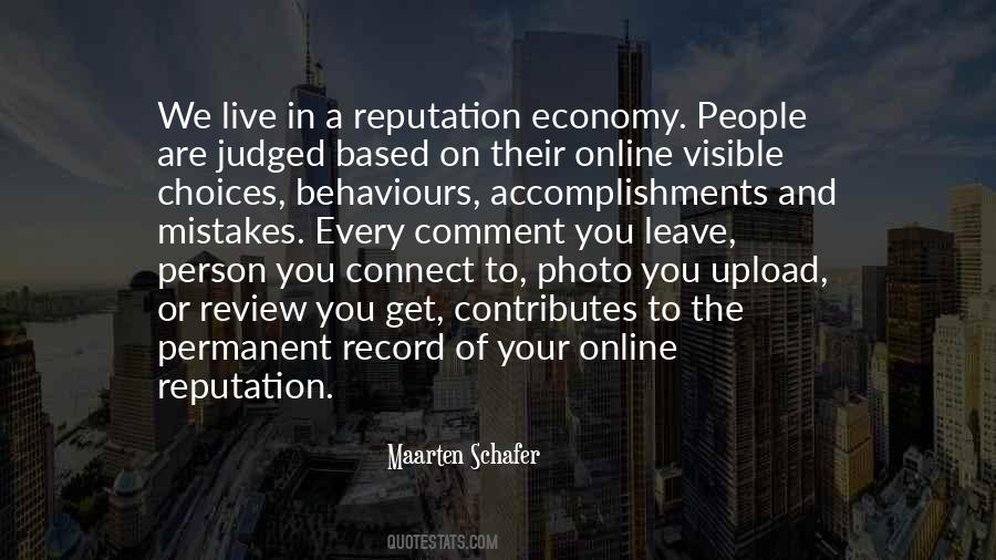 Quotes About Online Reputation #294513