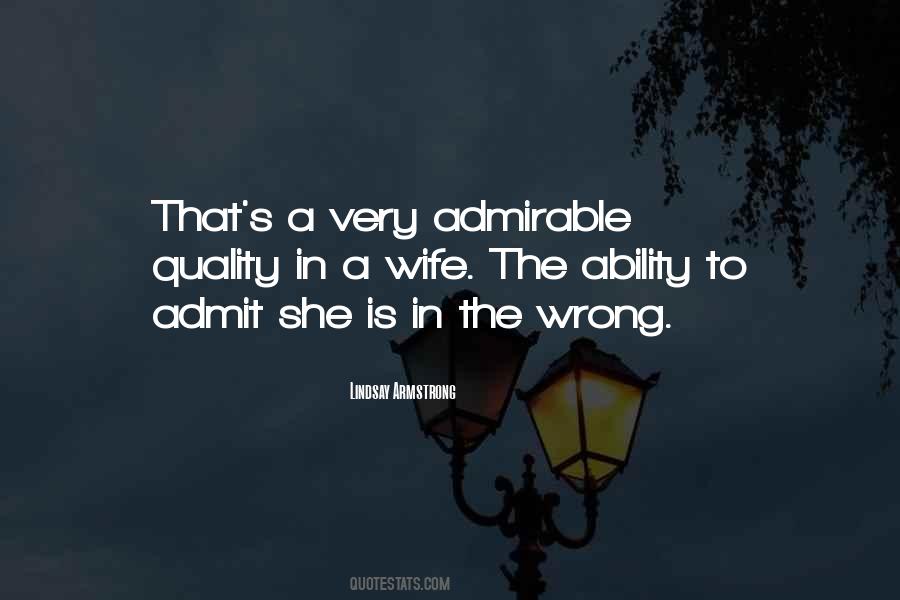 Quotes About Admirable Qualities #1818744