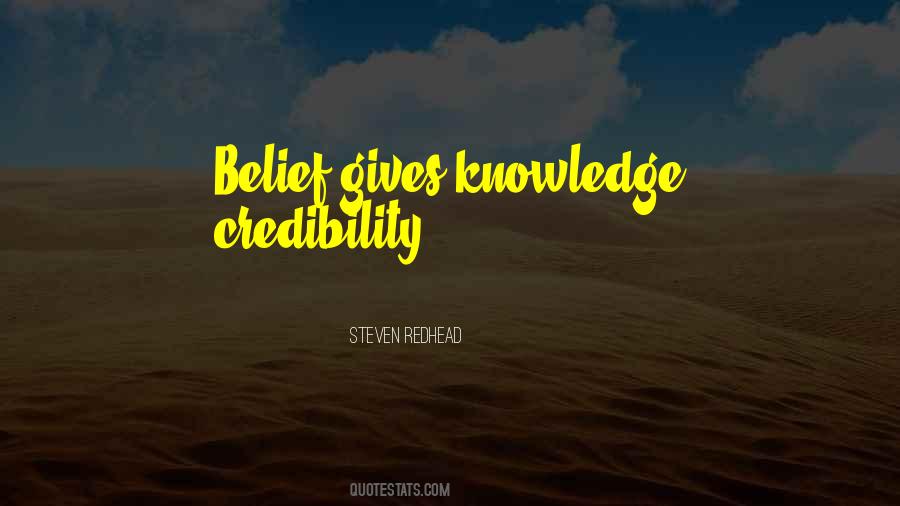 Quotes About Credibility #1373207