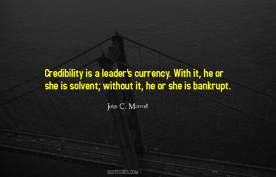 Quotes About Credibility #1682387