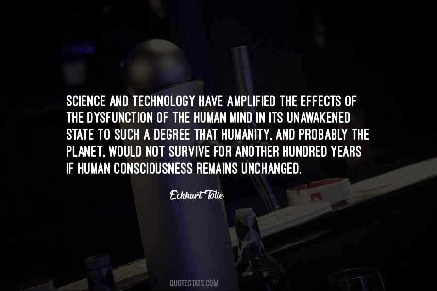 Quotes About Effects Of Technology #1425429
