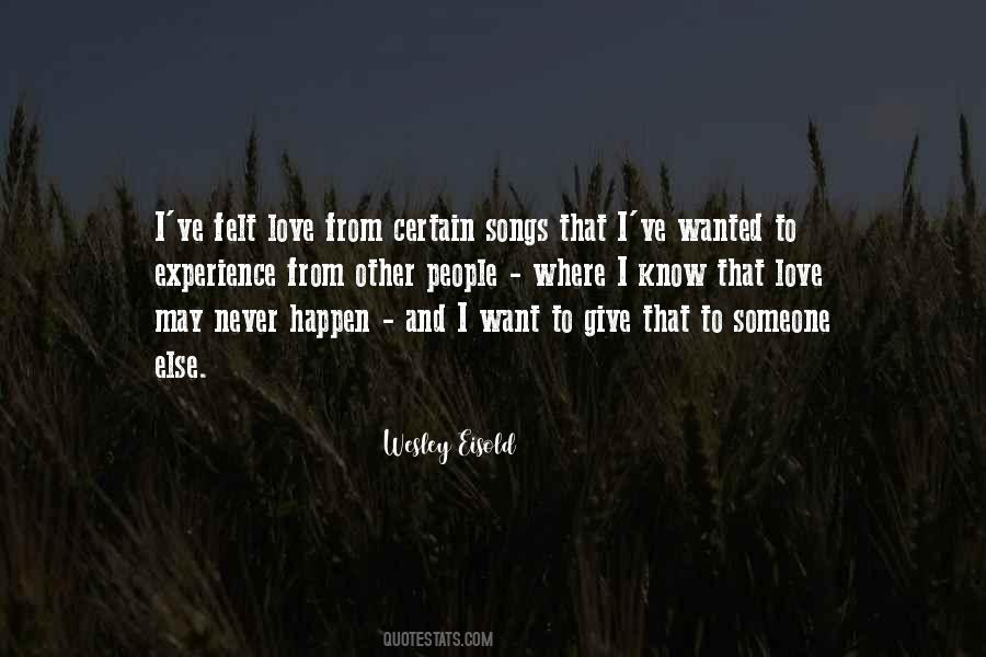 Quotes About Sad Love Songs #195003