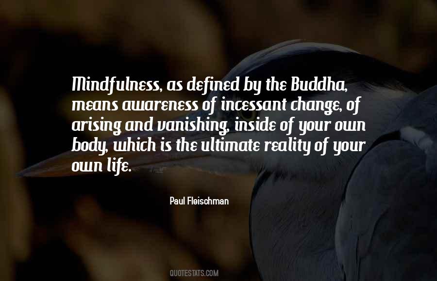 Quotes About Awareness Buddha #1307704