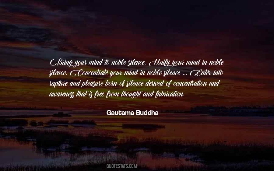 Quotes About Awareness Buddha #92958