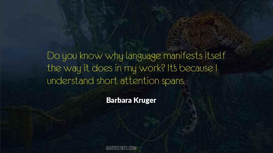 Quotes About Attention Spans #822776