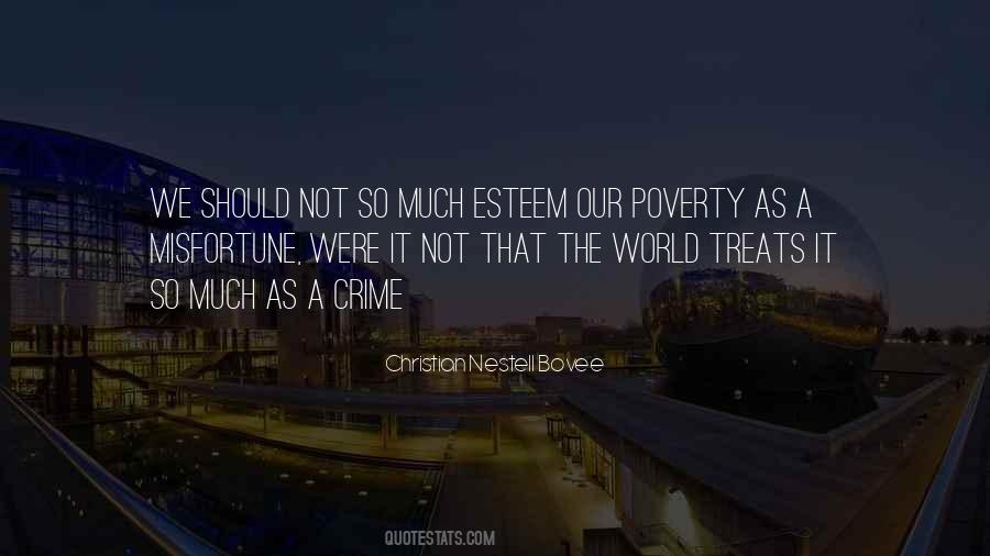 Quotes About Crime And Poverty #1034914