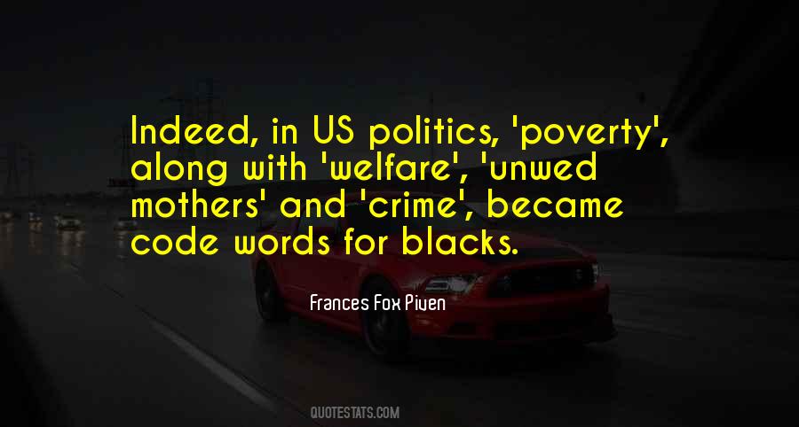 Quotes About Crime And Poverty #1463763