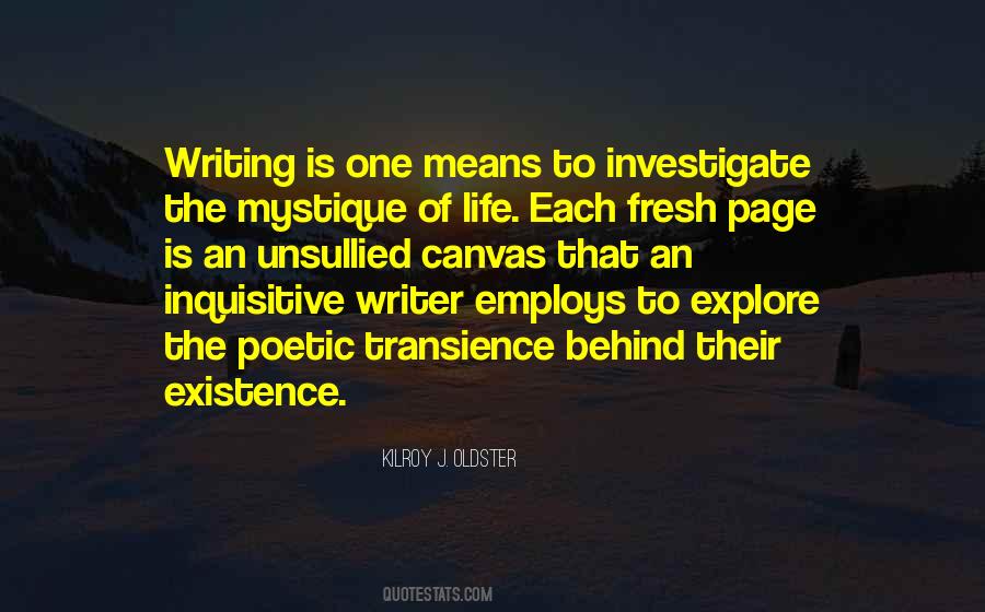 Writers On Writing Life Quotes #376525