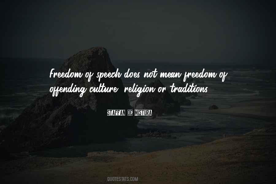 Quotes About Freedom Of Speech And Religion #957399