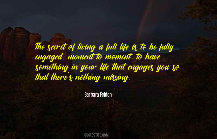 Quotes About Living A Secret Life #1366099