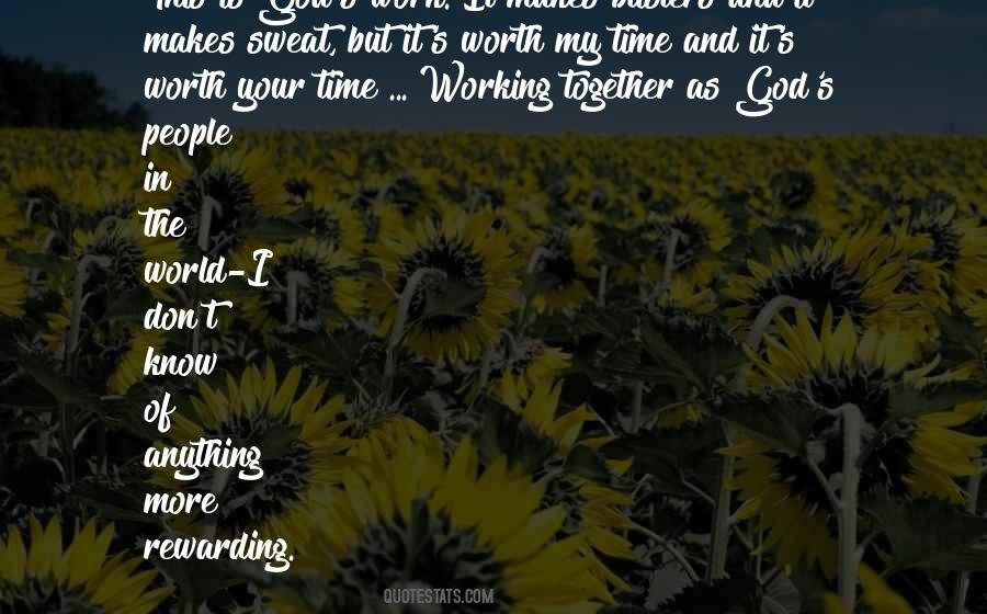 God S Working Quotes #1554675