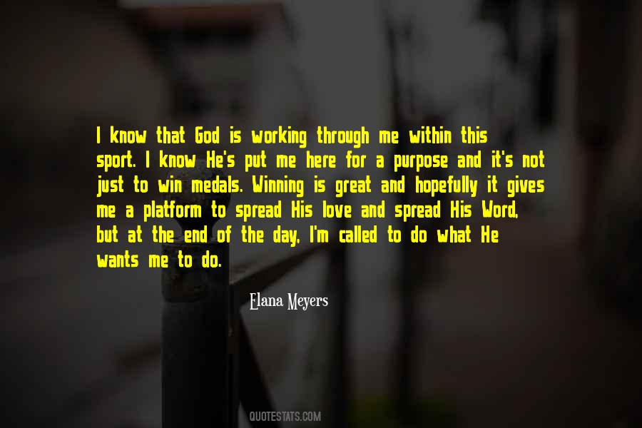 God S Working Quotes #1566366
