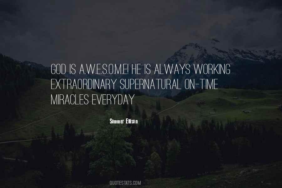 God S Working Quotes #1689059