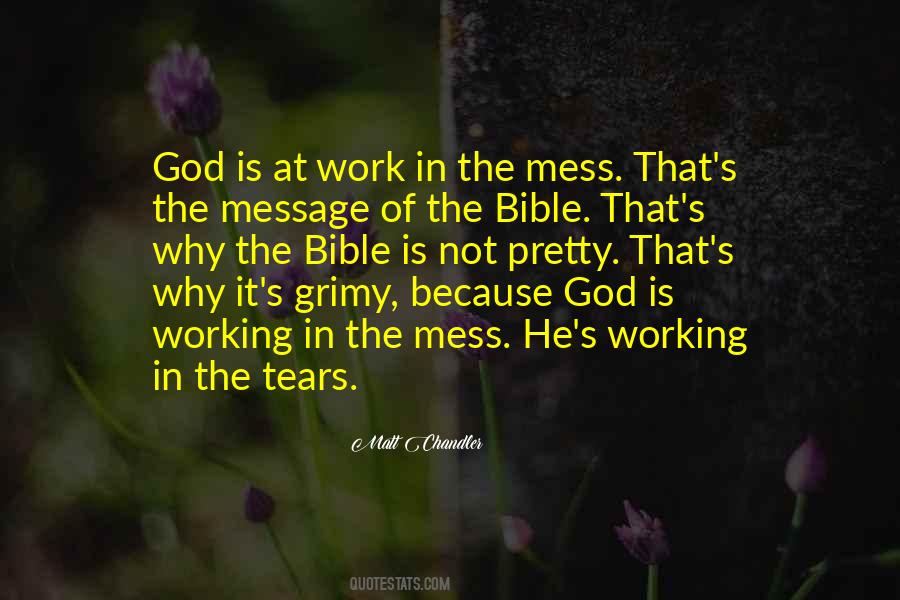 God S Working Quotes #6586