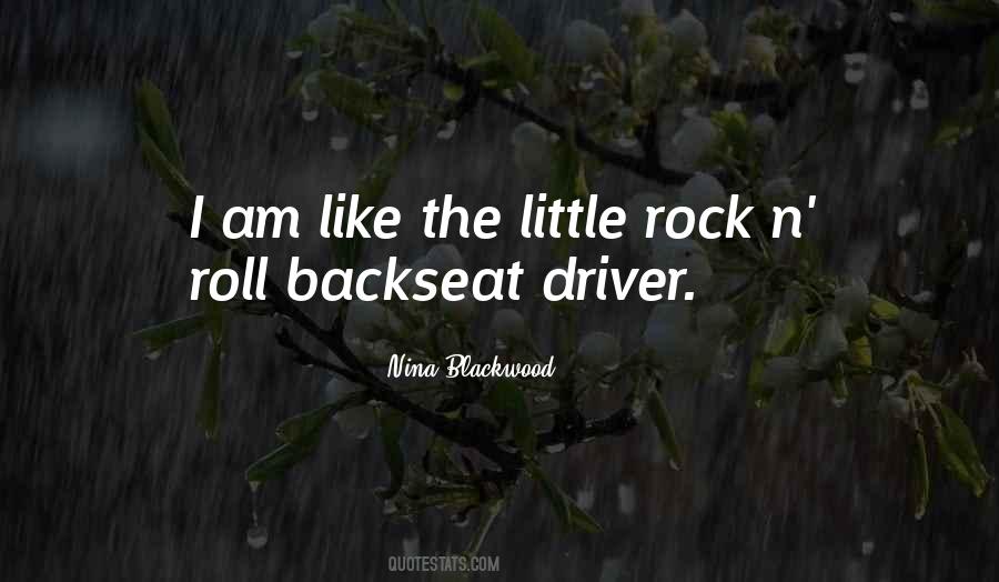 Quotes About The Backseat #1618394