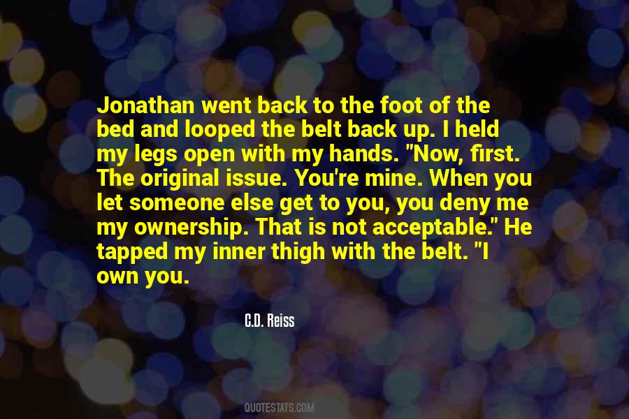 Quotes About He's Mine Now #1563928 Quotes About He's Mine Now #1563928