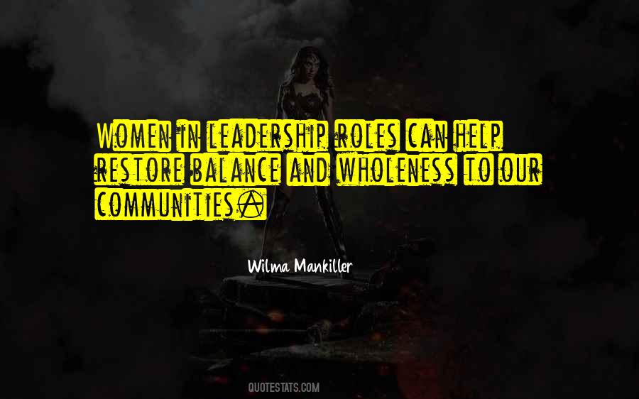 Quotes About Women's Roles #35565