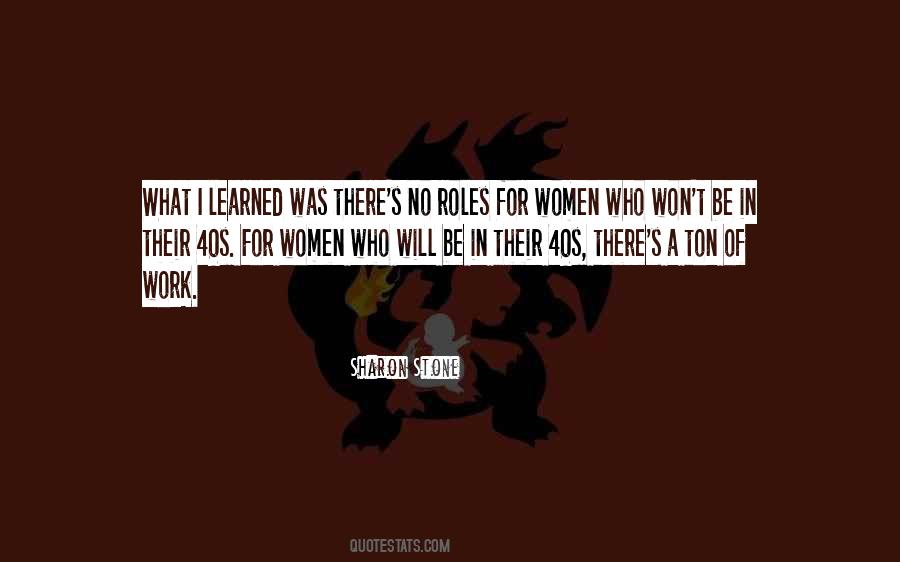 Quotes About Women's Roles #595270