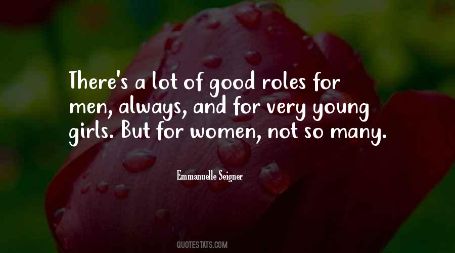 Quotes About Women's Roles #796722