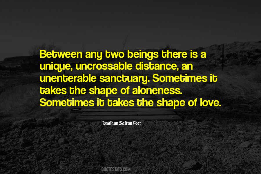 Quotes About Distance Between Love #1025018