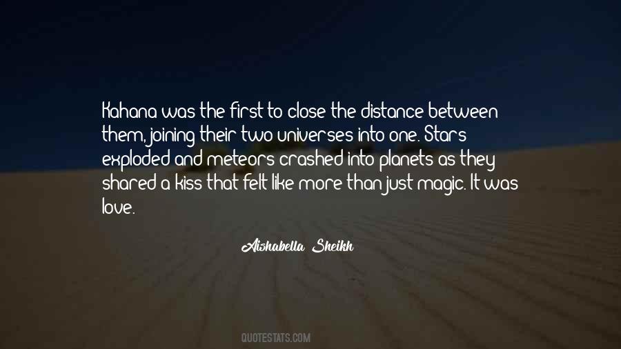 Quotes About Distance Between Love #1813079