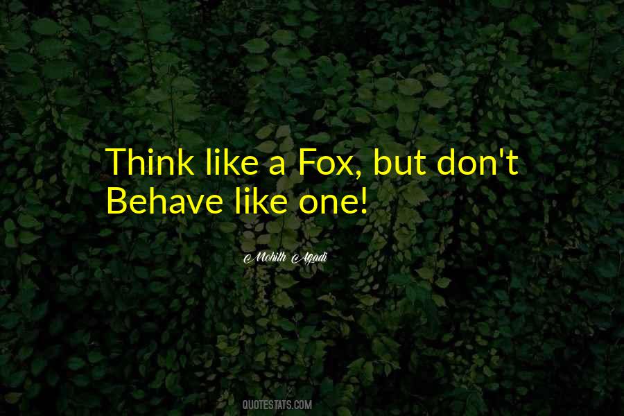 A Fox Quotes #1213967