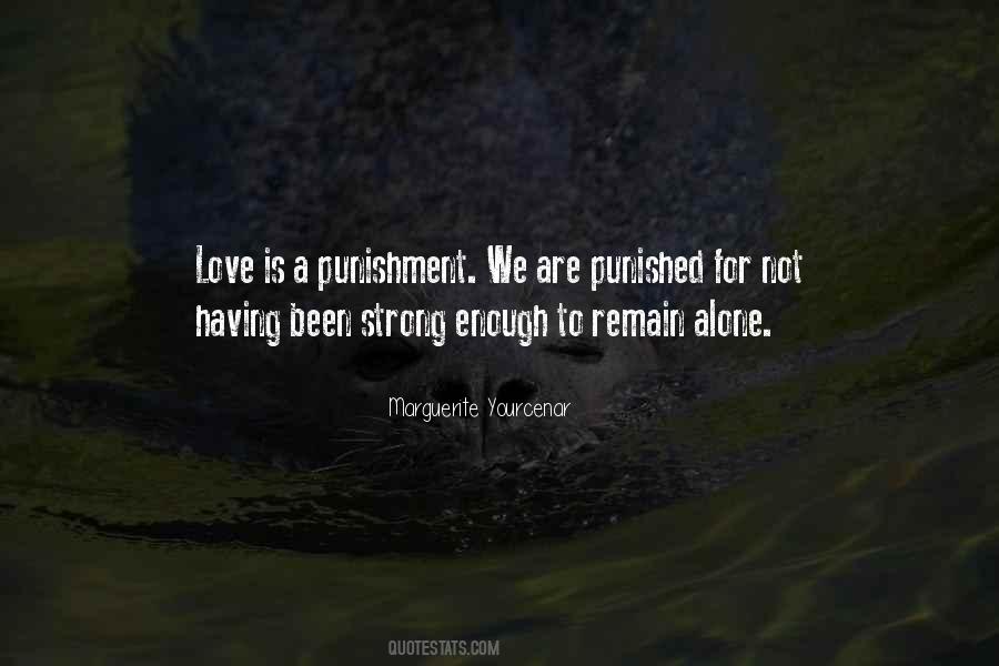 Quotes About Punishment For Love #1252057