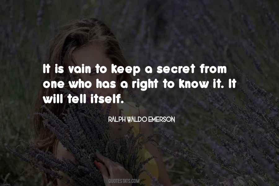 A Right To Know Quotes #21066