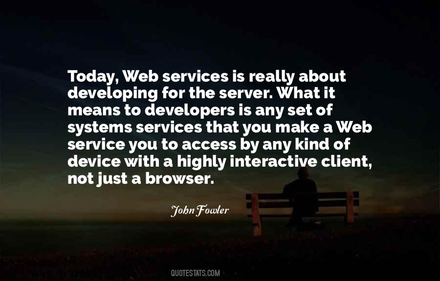 Quotes About Web Developers #488620