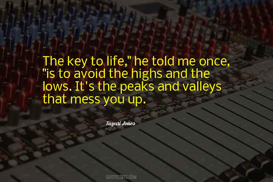 Quotes About Peaks And Valleys #781987 Quotes About Peaks And Valleys #781987