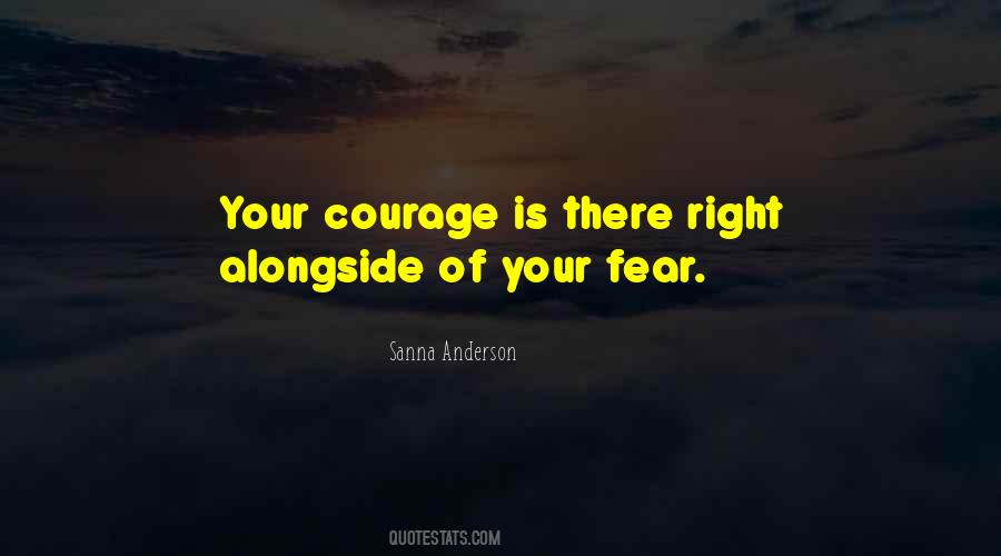 Courage Fear Inspirational Quotes #923619